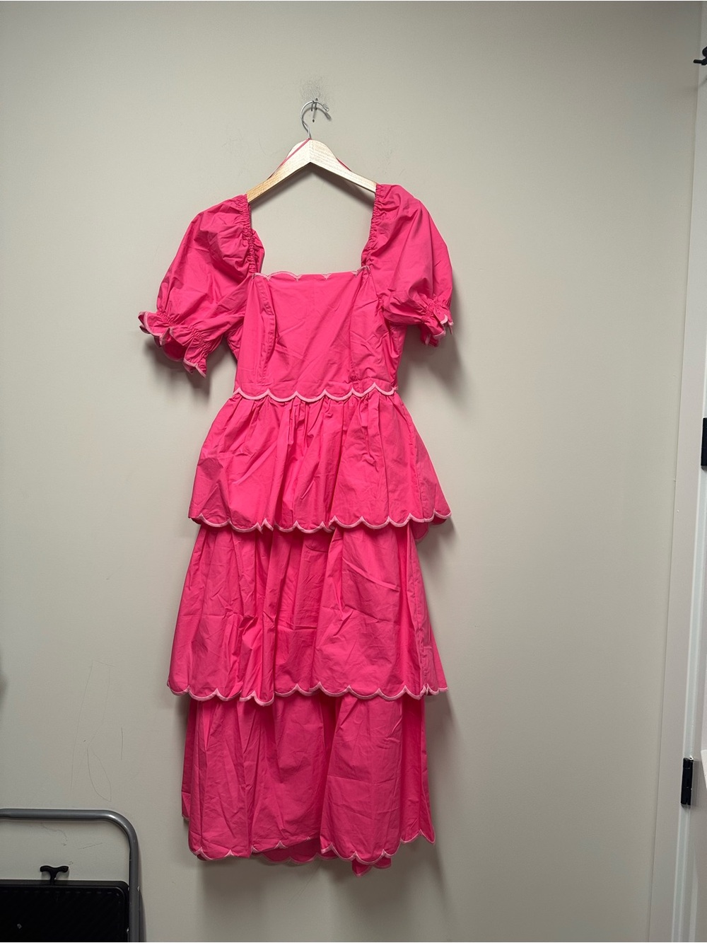 English Factory Hot Pink Off-Shoulder Dress - NWT